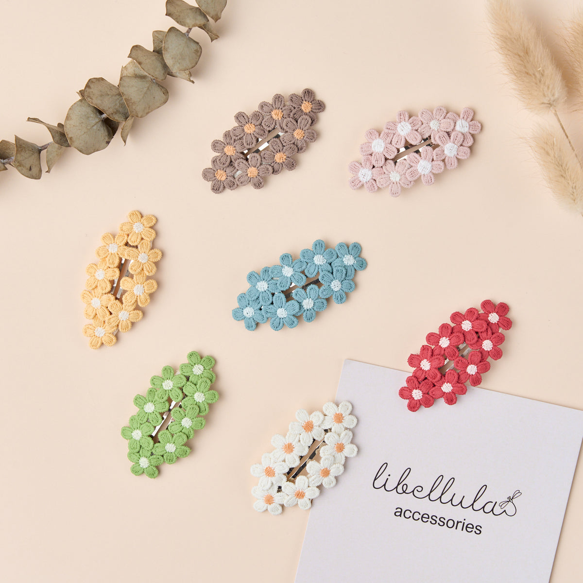 Libellula - Mini Flower Hair Clip