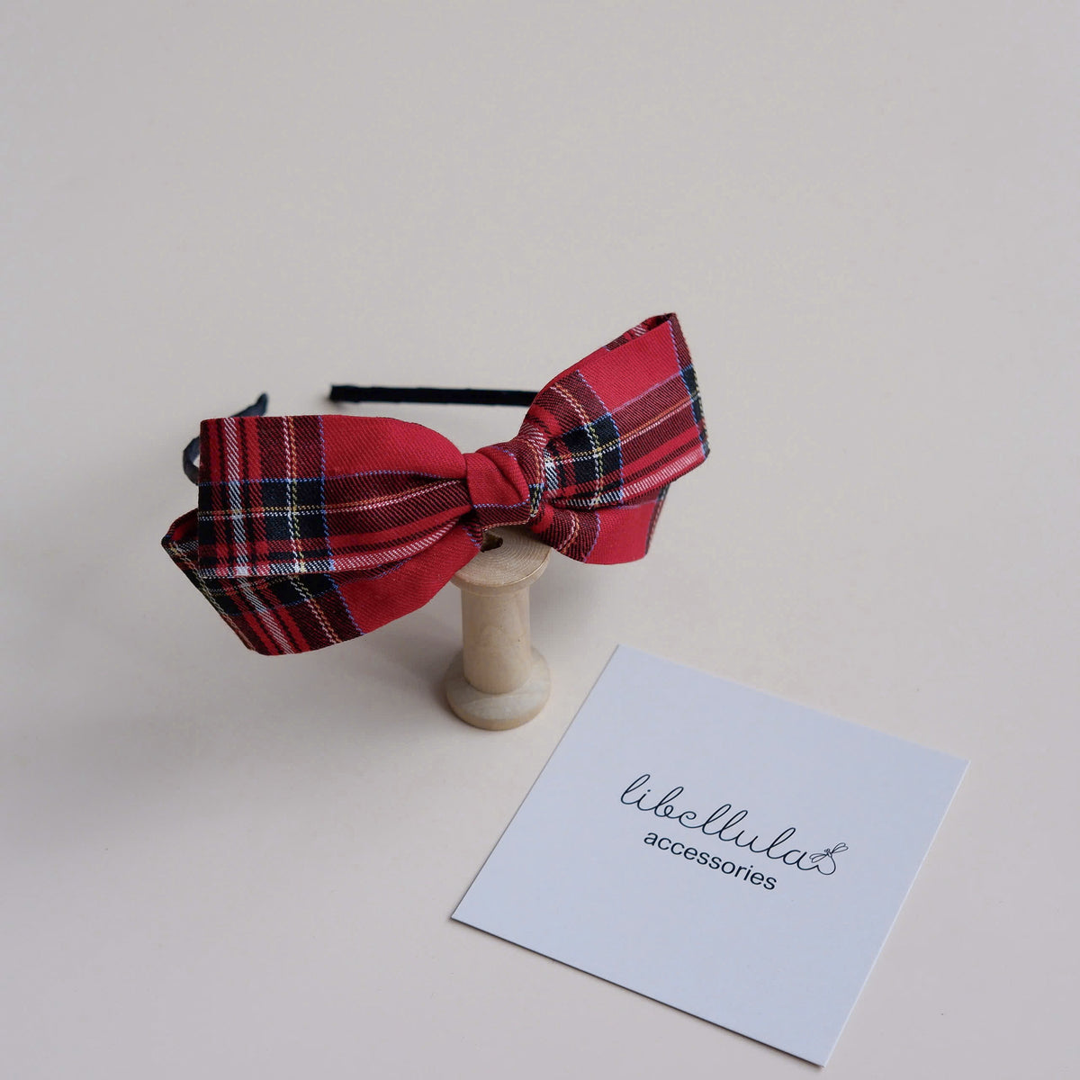 Libellula -  Holidays Plaid Wool Headband