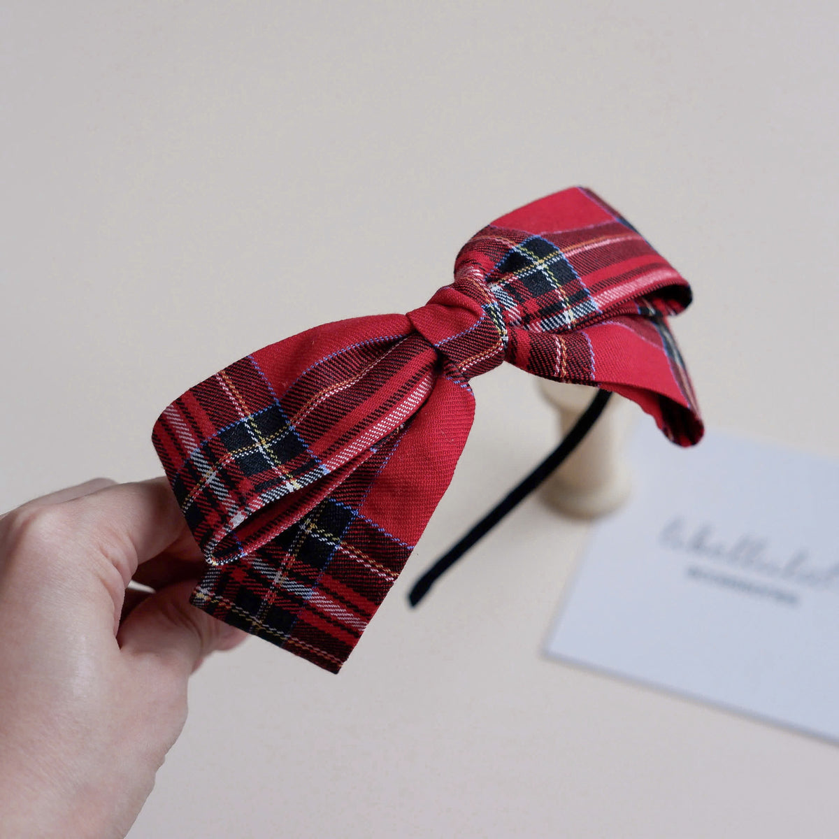 Libellula -  Holidays Plaid Wool Headband