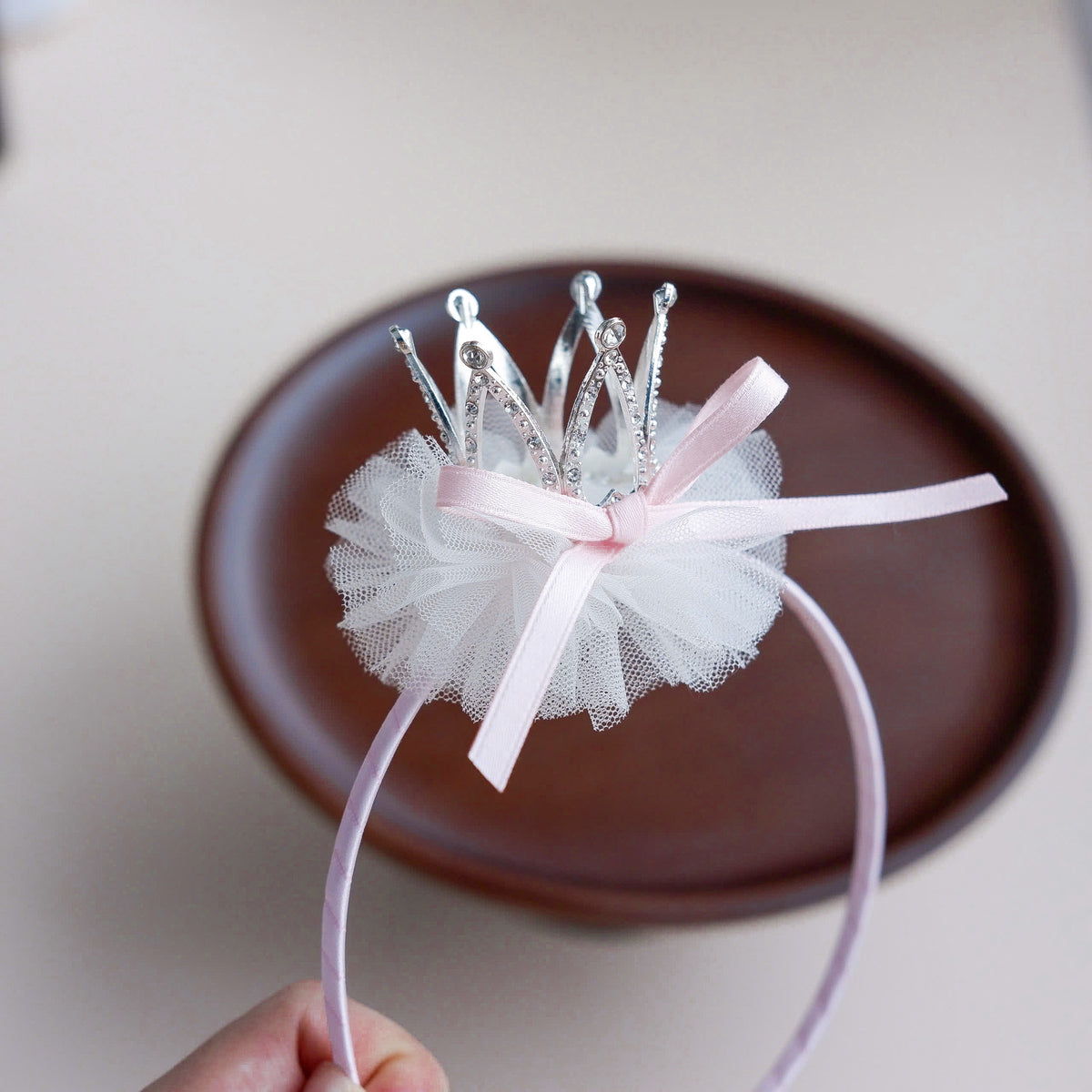 Libellula - Alloy Tiara Headband with Stones and Veil