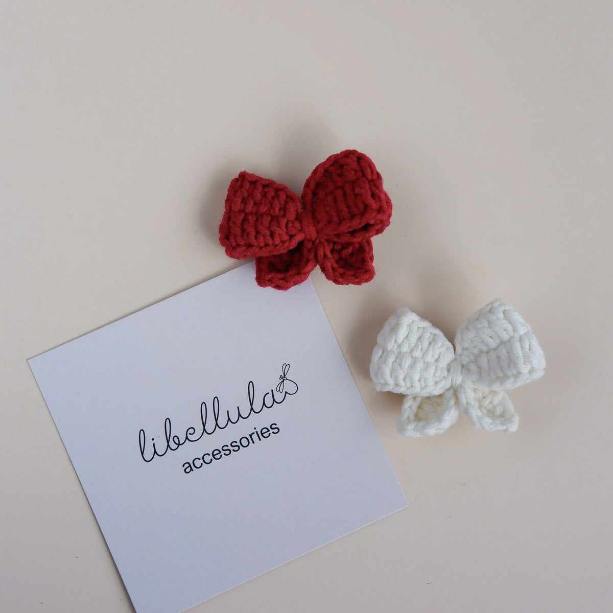 Libellula - Crochet Butterfly Hair Clip (3.5cm Alligator Clip)